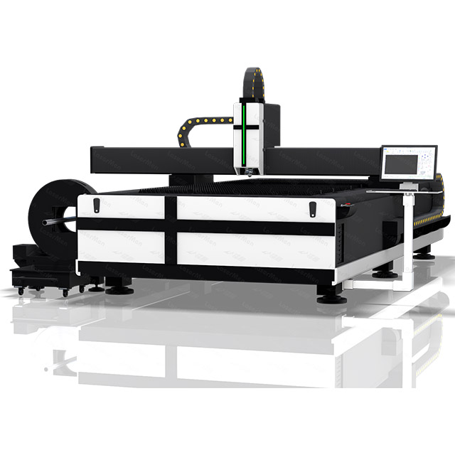 Serat Logam Memotong 1000W Harga CNC Serat Laser Cutter Lembaran Logam