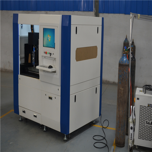 Mesin pemotong laser serat ukuran kecil untuk bingkai foto logam